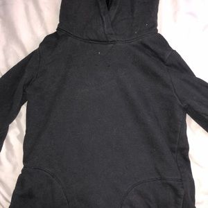plain black sweatshirt